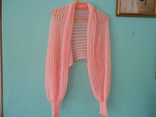 Vintage Pink Bolero (Fits size Small to Large)